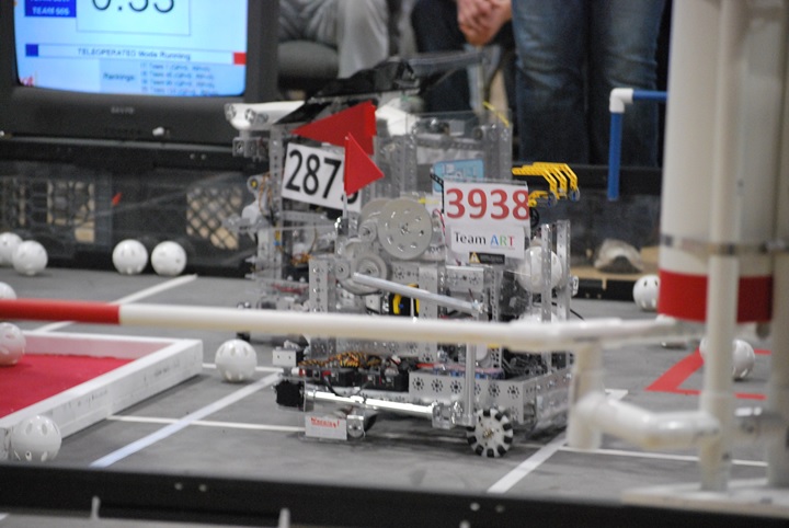 Our robot at the regional championship in 2010